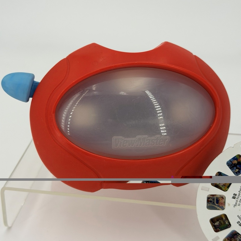 1998 Mattel Red VIEW MASTER 3D Viewer Model Rose-petal Place 1983 - Picture 3 of 5